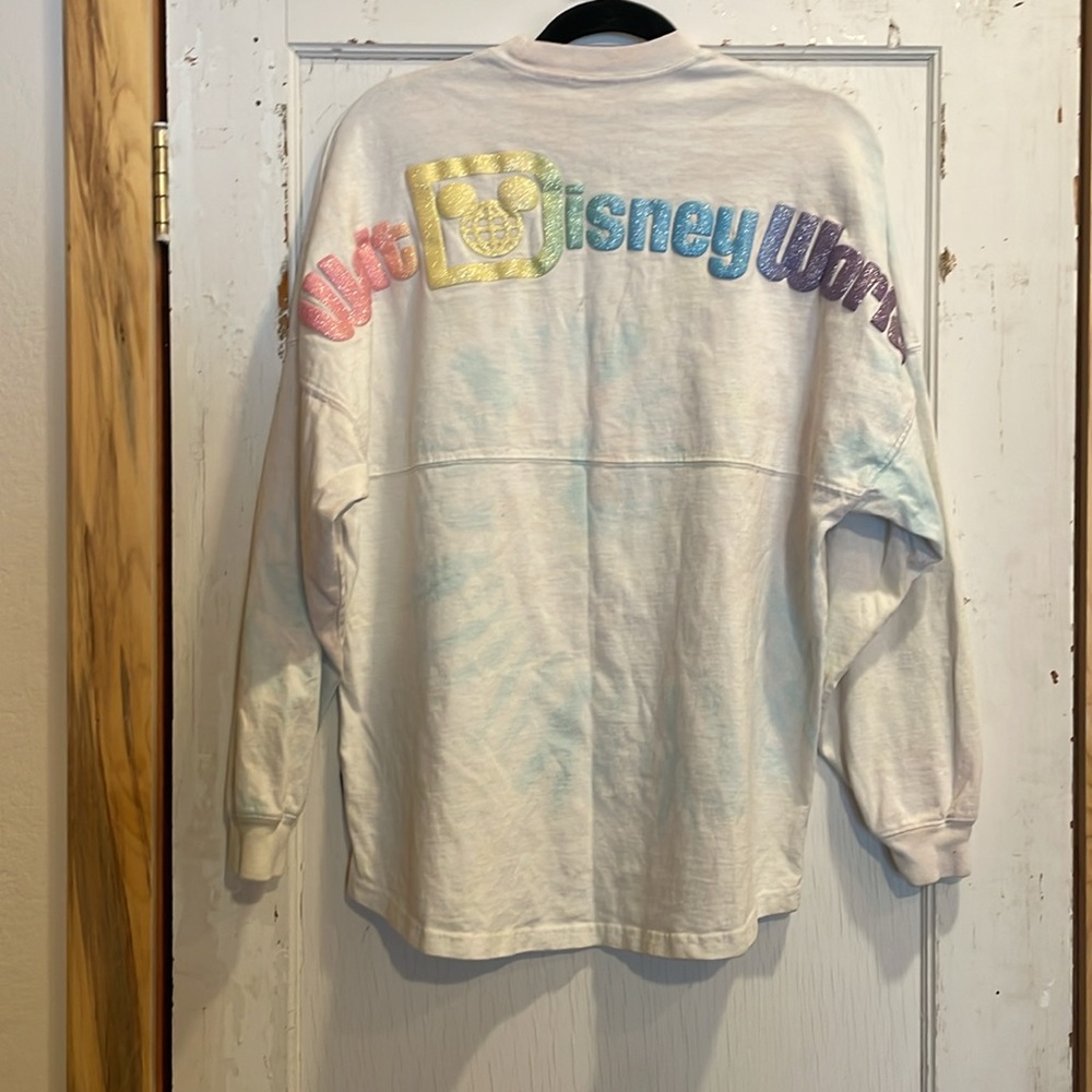 Walt Disney World tie dye rainbow jersey